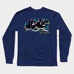 Jesus King of Kings Graff Tee Long Sleeve T-Shirt